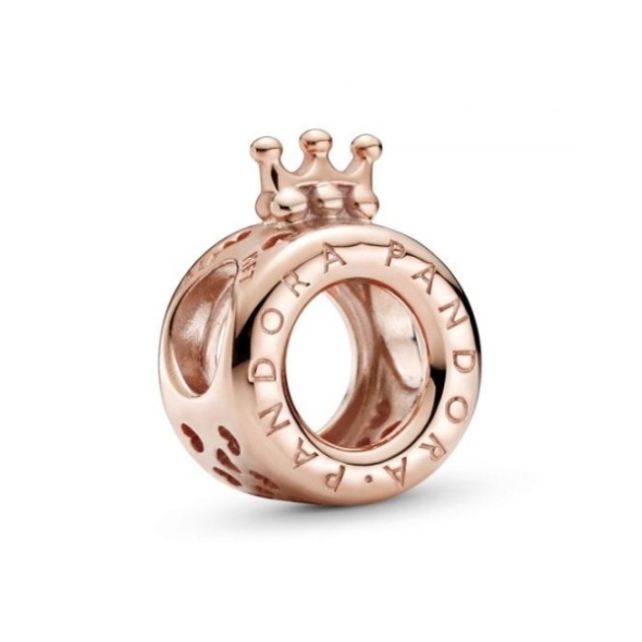 Rose Signature Small Crown O Charms Pandora CA