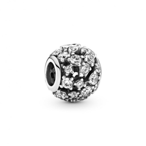 Sparkling Round Openwork Charms Pandora CA
