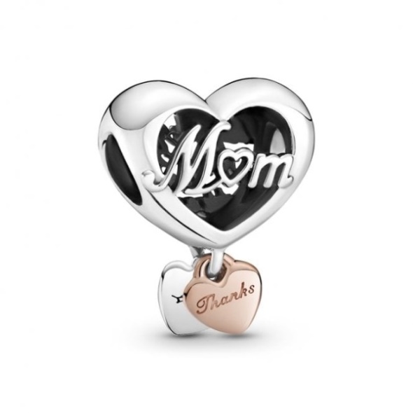 Thank You Mum Heart Charms Pandora CA