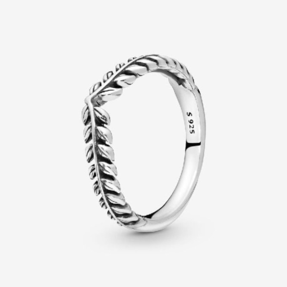 Wheat Pandora CA Grains Wishbone Ring